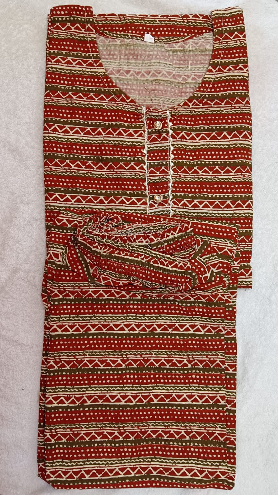 Kurti With Pant - Cotton Collections